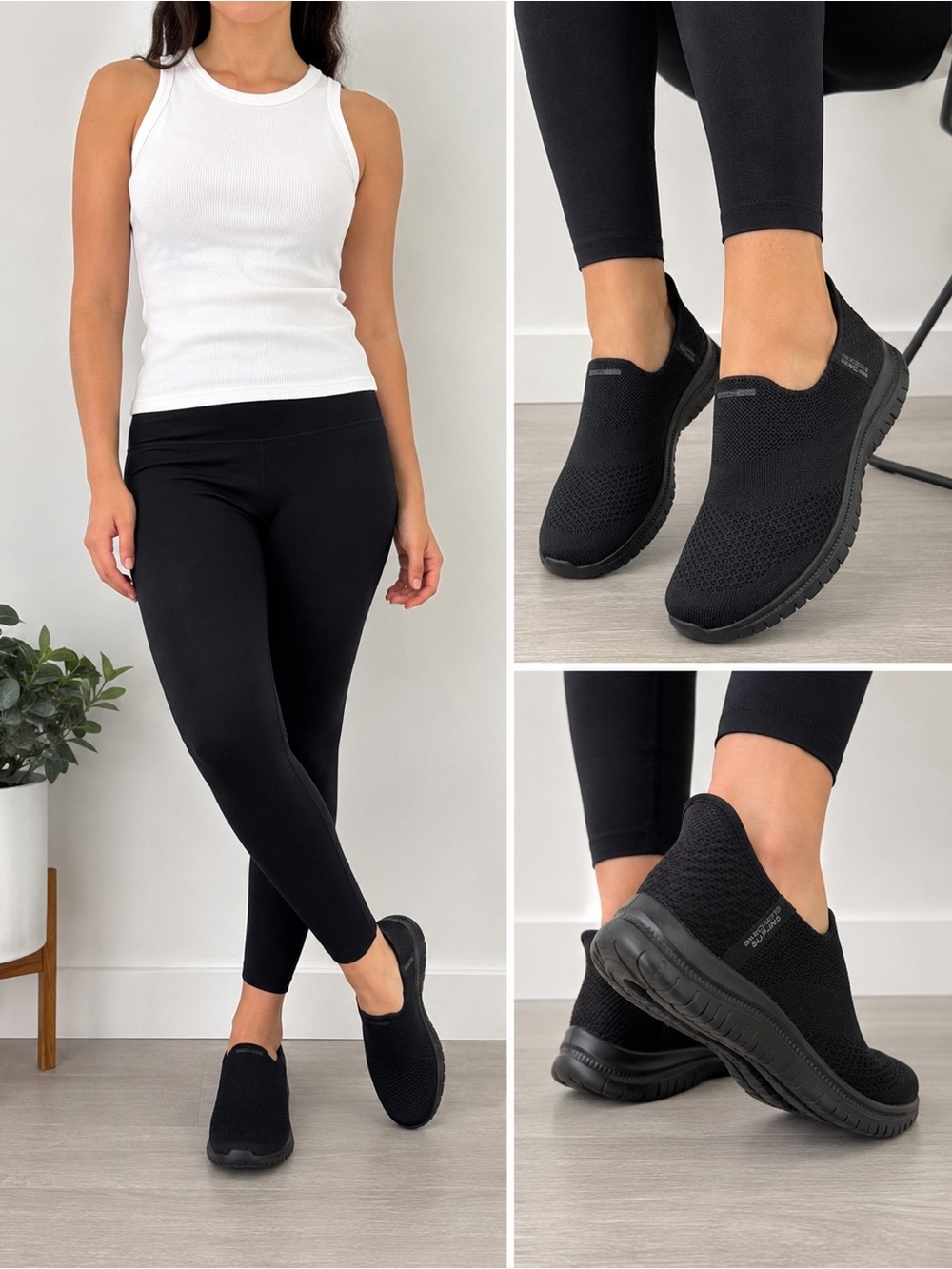 Skechers Slip-Ins 104425W Women’s 7.5 Wide Air-Cooled Memory Foam  NWOT